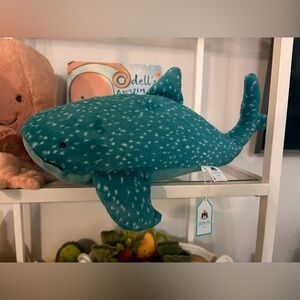 Jellycat Gobfrey Whale Shark – Large – NWT🐋💙
